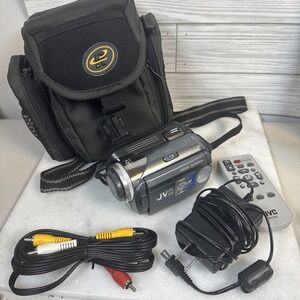 JVC GZ-MG27U Camcorder Everio Video Camera HDD 20GB No SD Card, Batteries+Cord